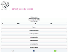 Tablet Screenshot of perfectfacesbyjessica.com